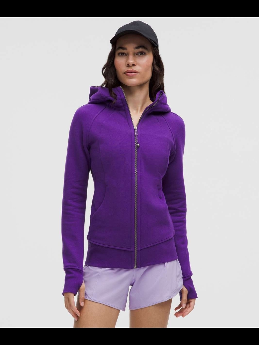 Lululemon Scuba Full-Zip Hoodie – College Purple – Size 6